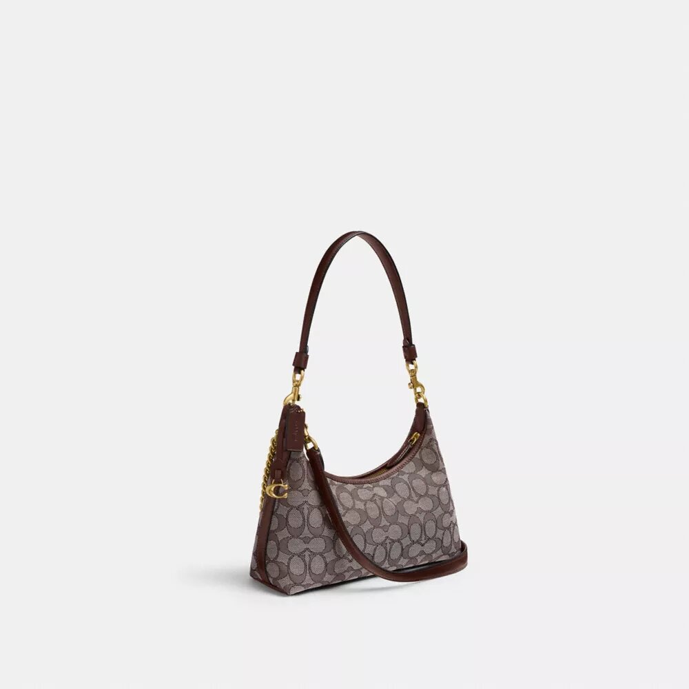 Juliet-Schultertasche 25 in Signature-Jacquard