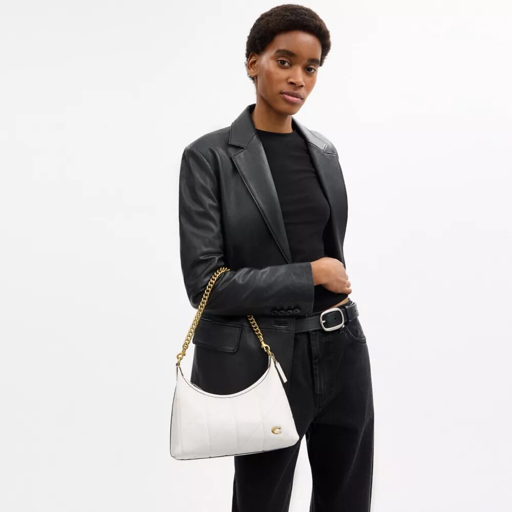 Juliet-Schultertasche 25 mit Steppung