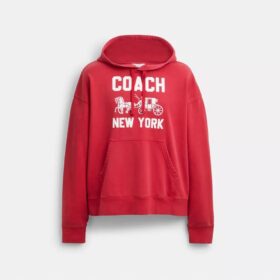 Kapuzenpullover mit Horse and Carriage-Motiv