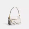 Ketten-Tabby-Schultertasche mit Sketch-Print