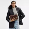 Ketten-Tabby-Schultertasche mit Steppung