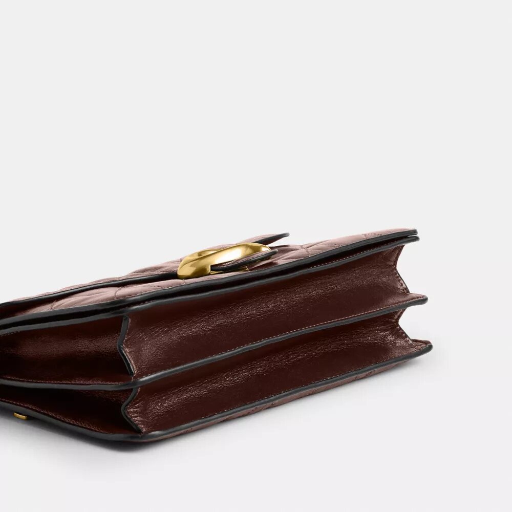 Ketten-Tabby-Schultertasche mit Steppung