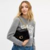 Ketten-Tabby-Schultertasche mit Steppung