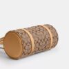 Kisslock Barrel Bag 28 aus Signature-Jacquard
