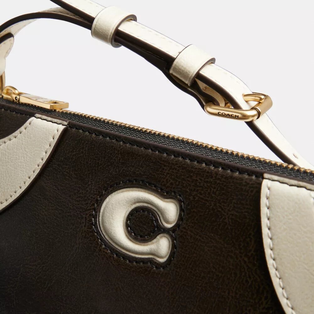 Kleine „Bowling“-Schultertasche