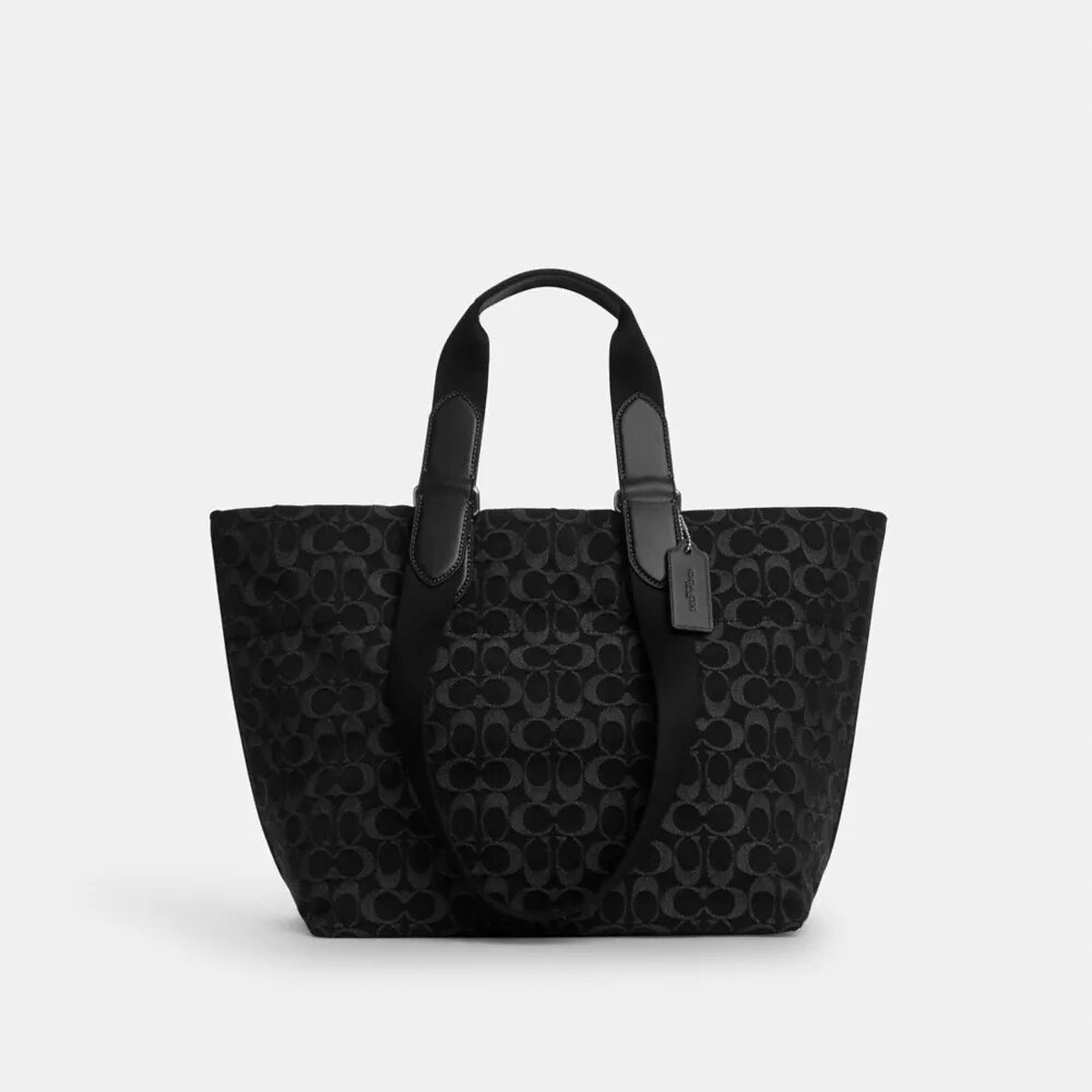 Kleine Tote-Bag im charakteristischen Denim-Look