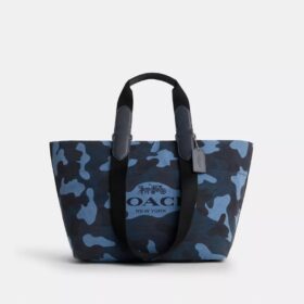 Kleine Tour-Tote-Bag mit Camouflage-Print