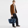 Kleine Tour-Tote-Bag mit Camouflage-Print