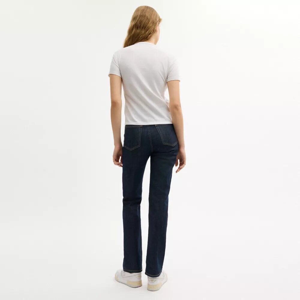 Kurzarm-T-Shirt mit Tasche aus Bio-Baumwolle