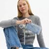 Lange Rundum-Reißverschluss-Geldbörse aus „Loved Denim“