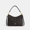 Laurel-Schultertasche aus Signature Canvas