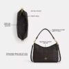 Laurel-Schultertasche aus Signature Canvas