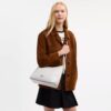 Laurel-Schultertasche aus Signature Canvas