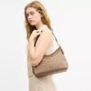 Laurel-Schultertasche aus Signature Canvas