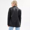Leder-Blazer