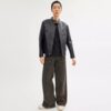 Leder-Racerjacke