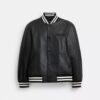 Leder-Varsity-Jacke