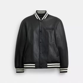 Leder-Varsity-Jacke