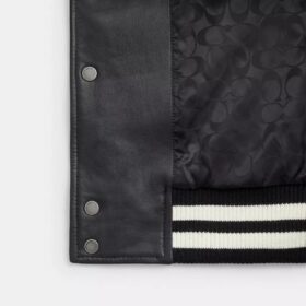 Leder-Varsity-Jacke