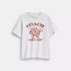 Locker sitzendes T-Shirt mit Brezel-Motiv aus Bio-Baumwolle