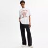 Locker sitzendes T-Shirt mit Brezel-Motiv aus Bio-Baumwolle