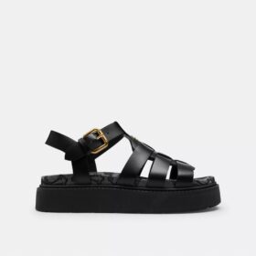 Lucy-Sohlen-Sandalen mit charakteristischem Jacquard