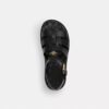 Lucy-Sohlen-Sandalen mit charakteristischem Jacquard