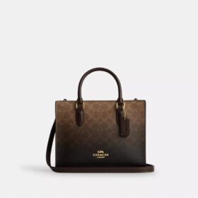 Maggie Small Tote-Bag aus Ombre-Signature-Canvas