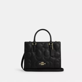 Maggie Small Tote-Bag aus Signature-Leder