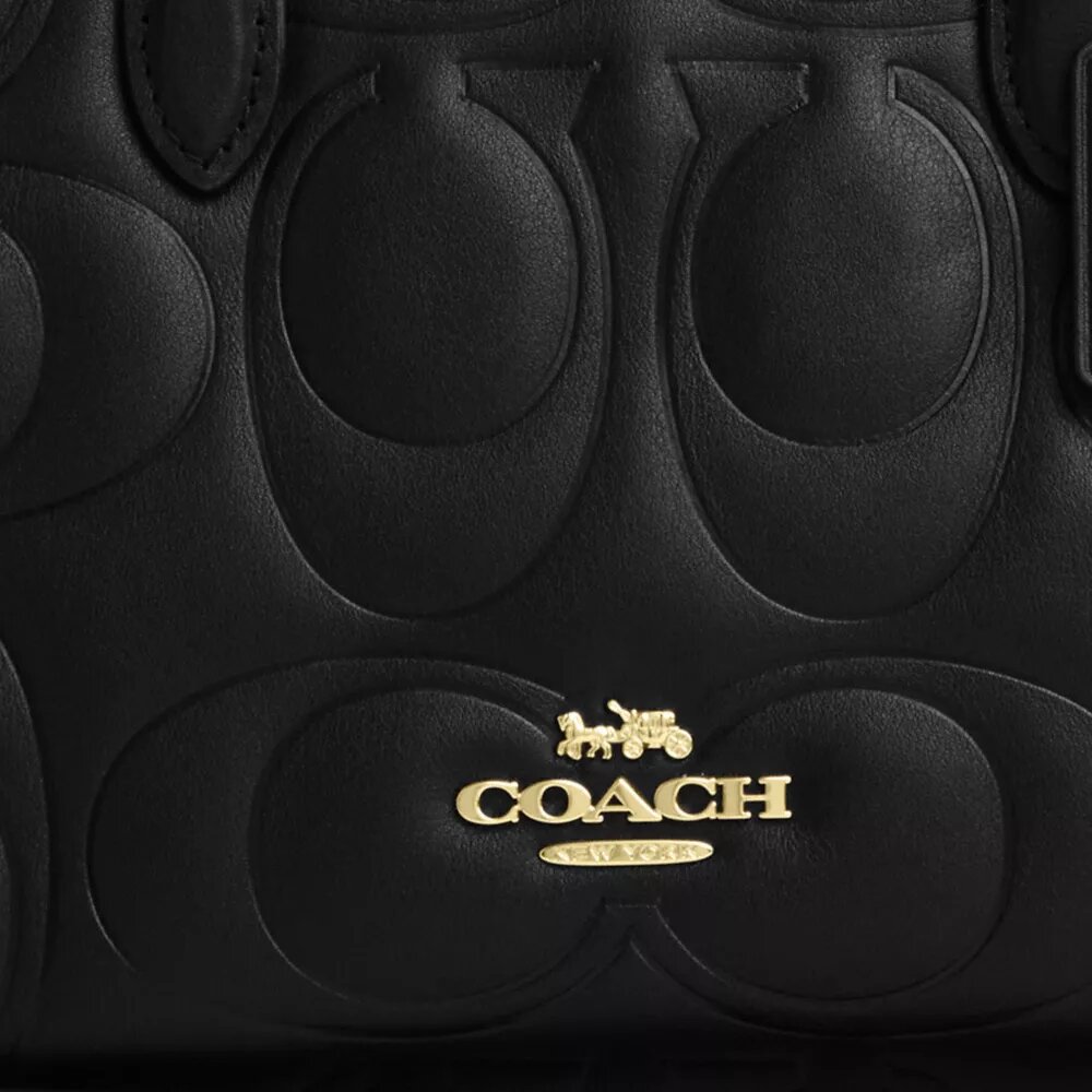 Maggie Small Tote-Bag aus Signature-Leder