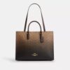Maggie-Tote-Bag aus Ombre-Signature-Canvas