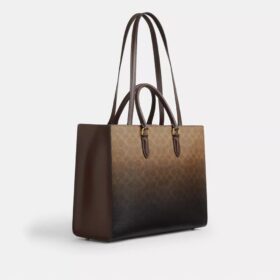 Maggie-Tote-Bag aus Ombre-Signature-Canvas