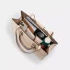 Maggie-Tote-Bag aus Signature Canvas mit Blockmuster