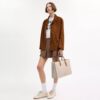 Maggie-Tote-Bag aus Signature Canvas mit Blockmuster