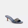 Margot-Sandalen aus „Crystal Signature Denim“