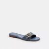 Margot-Sandalen aus „Crystal Signature Denim“