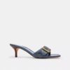 Margot-Sandalen aus „Crystal Signature Denim“