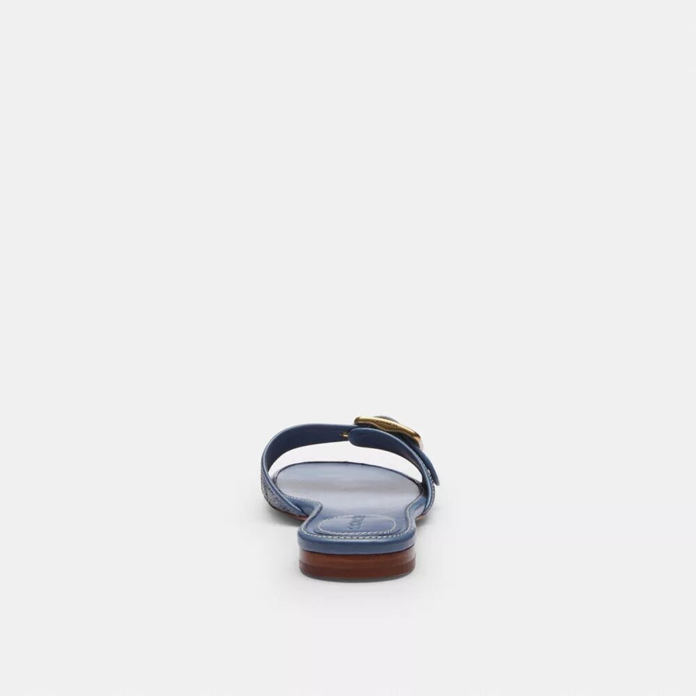 Margot-Sandalen aus „Crystal Signature Denim“