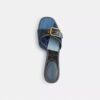 Margot-Sandalen mit charakteristischem Denim-Patchwork