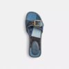 Margot-Sandalen mit charakteristischem Denim-Patchwork