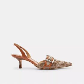 Margot-Slingbacks aus „Crystal Signature Jacquard“