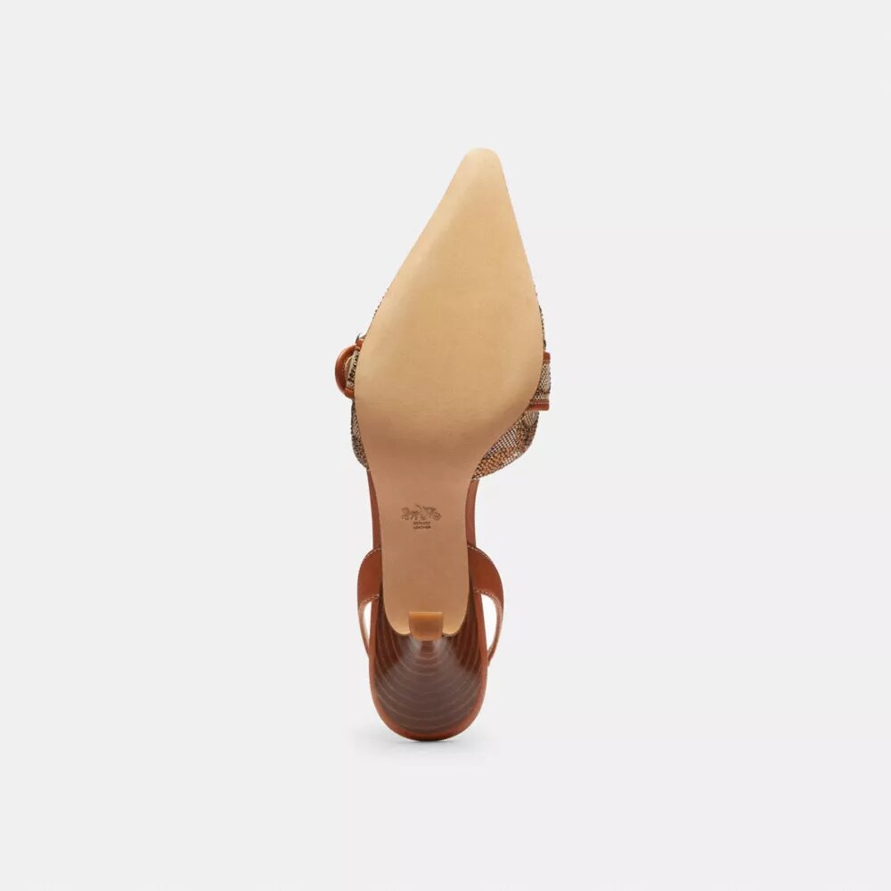 Margot-Slingbacks aus „Crystal Signature Jacquard“