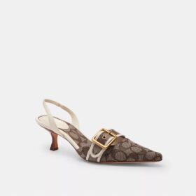 Margot-Slingbacks aus Signature-Jacquard