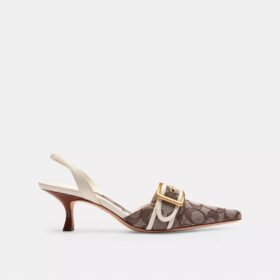 Margot-Slingbacks aus Signature-Jacquard