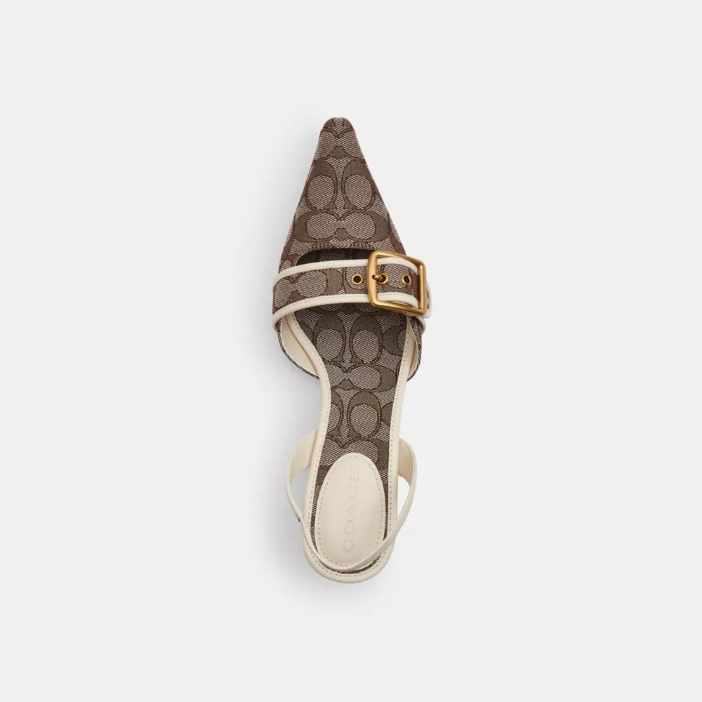 Margot-Slingbacks aus Signature-Jacquard