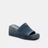 Marie-Plateausandalen aus „Loved Denim“