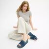 Marie-Plateausandalen aus „Loved Denim“