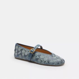 Mary-Janes aus „Crystal Signature Denim“