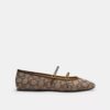 Mary-Janes mit doppelter Schnalle aus charakteristischem Jacquard