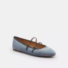 Mary-Janes mit doppelter Schnalle in „Loved Denim“
